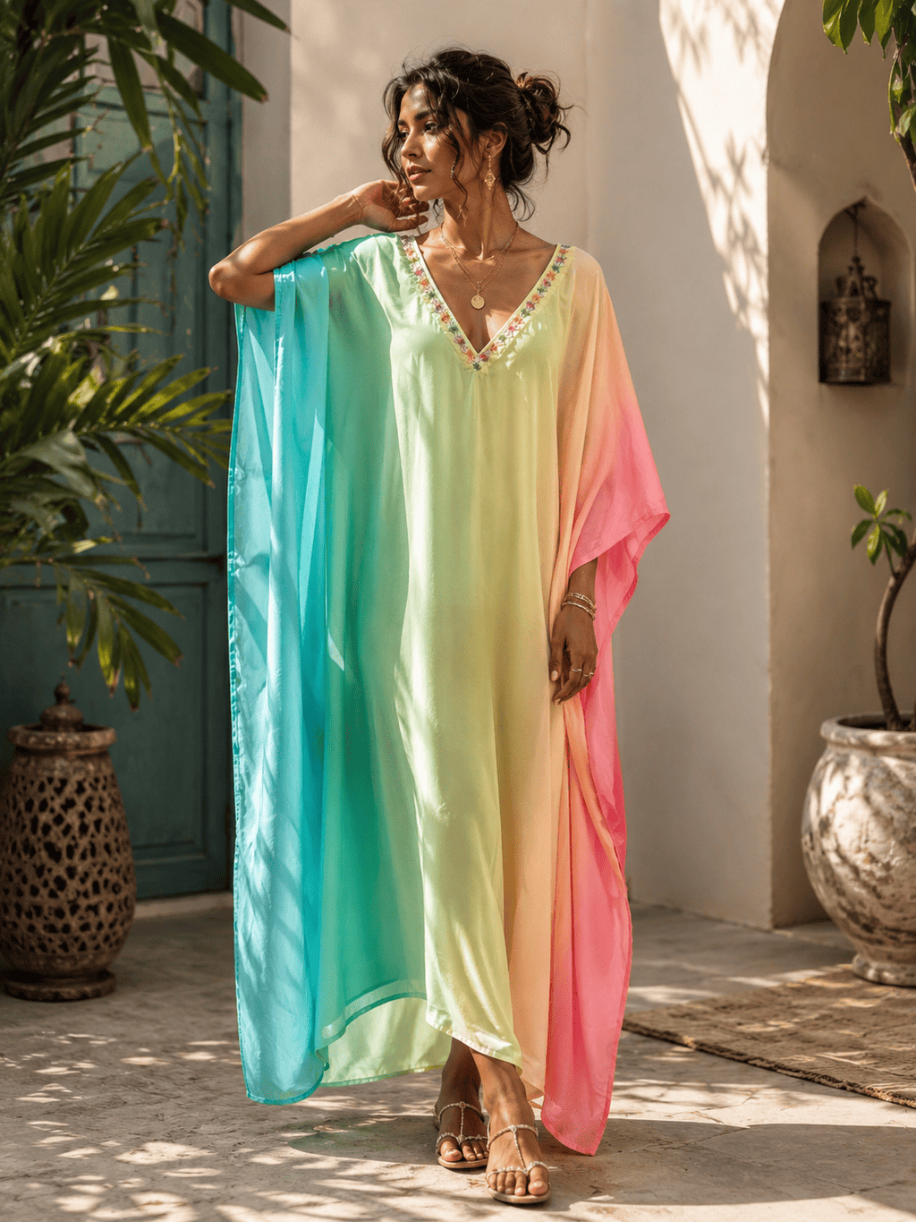 Rainbow Kaftan