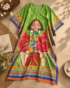 Doll Kaftan - Electric Green