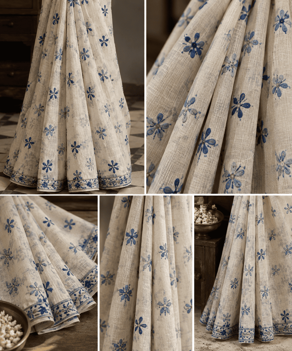 Phulkari Saree