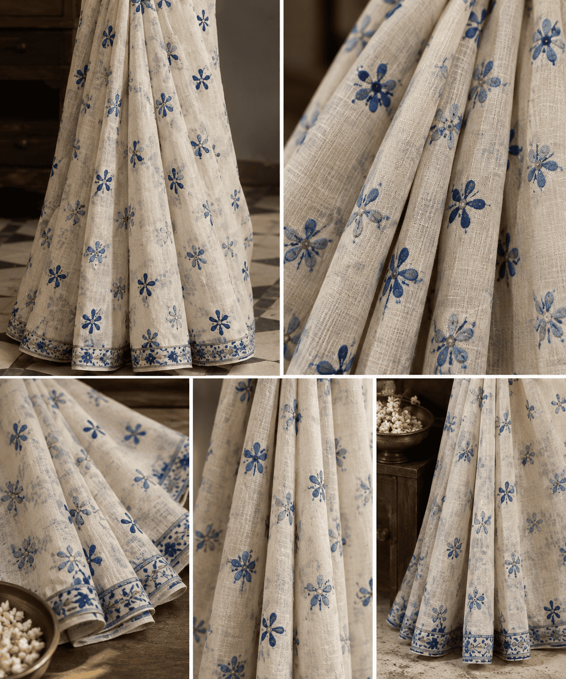 Phulkari Saree