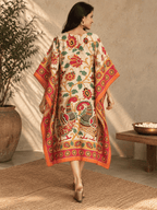 Peacock Kaftan - Beige
