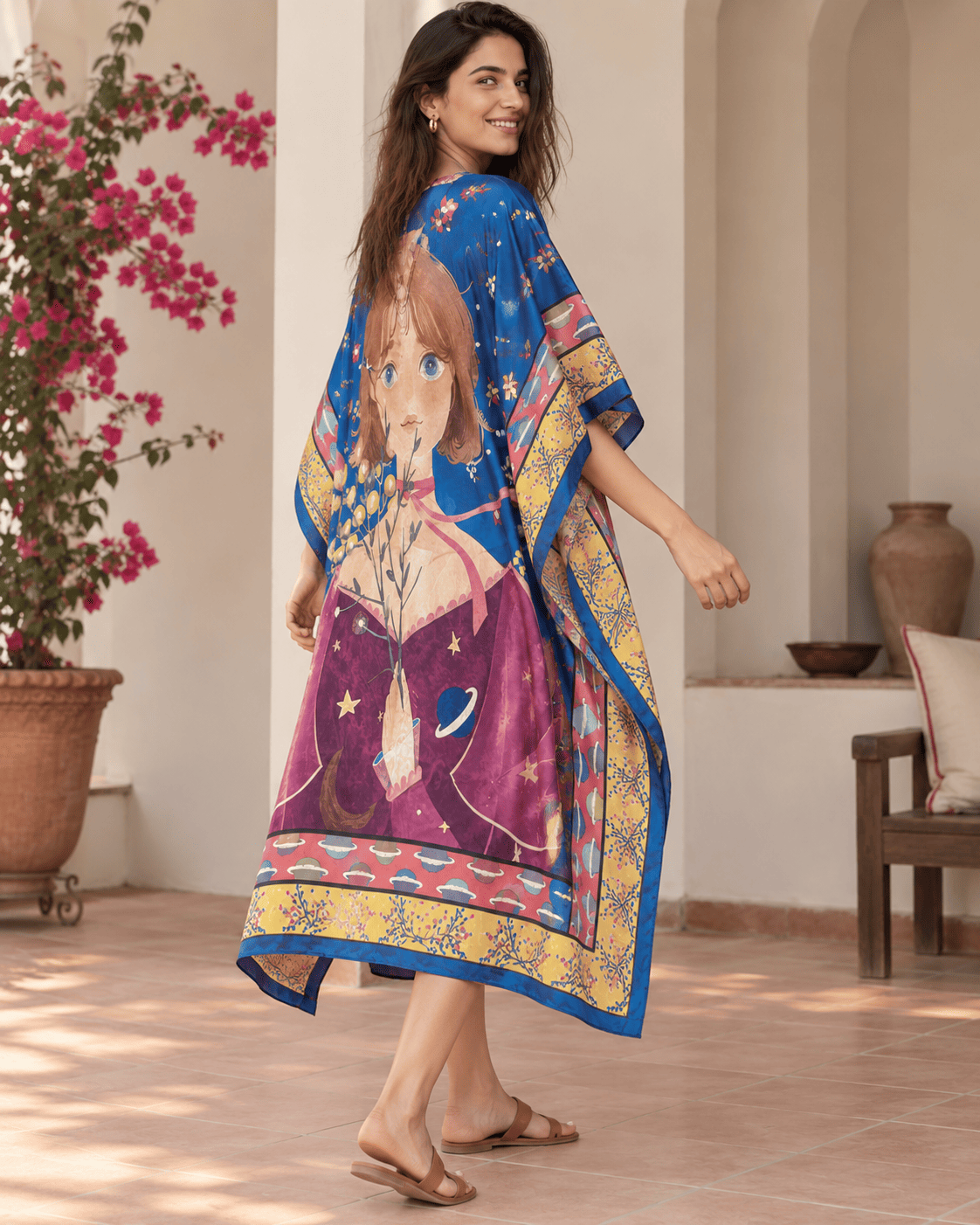 Doll Kaftan - Royal Blue
