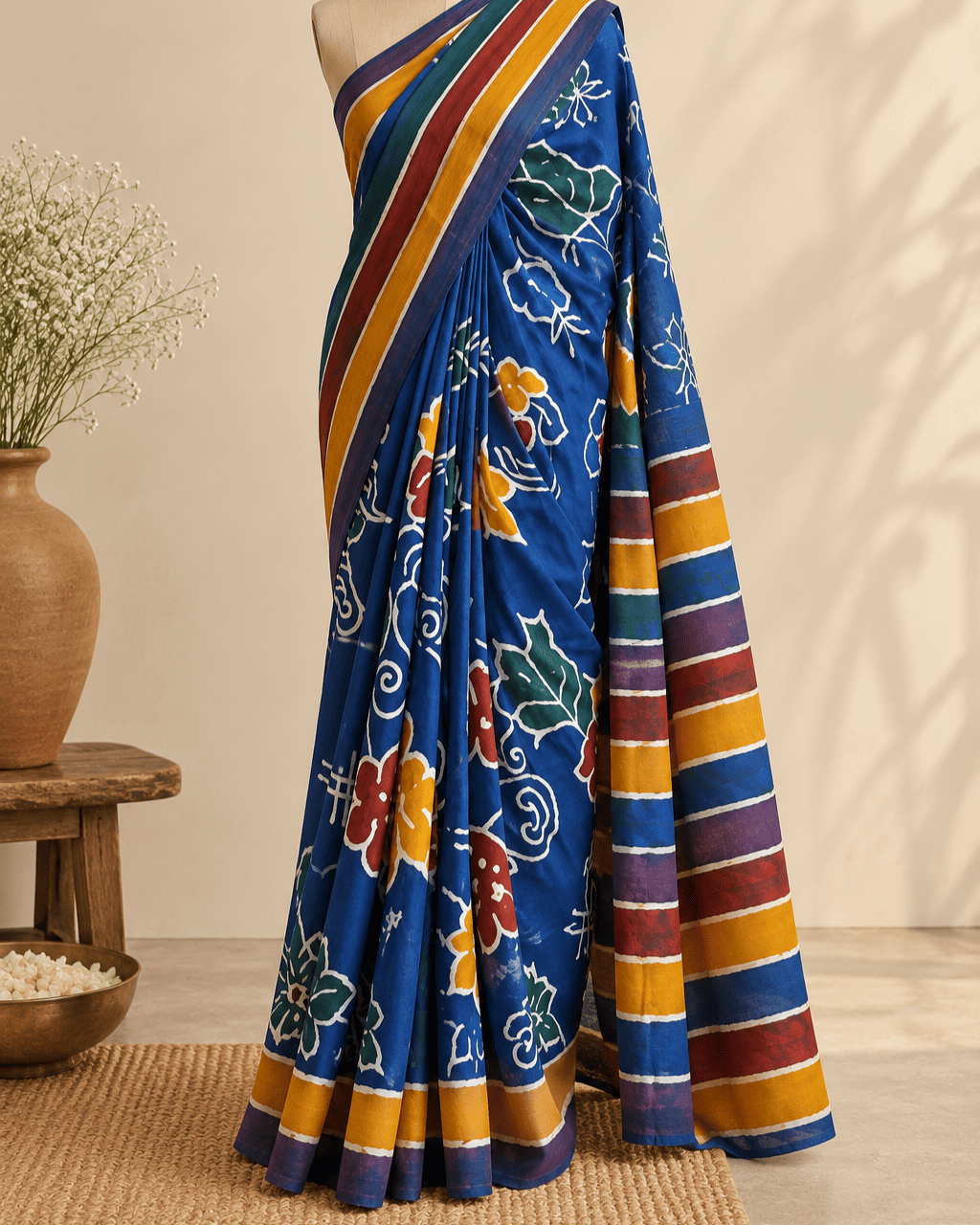Phool-Patti saree
