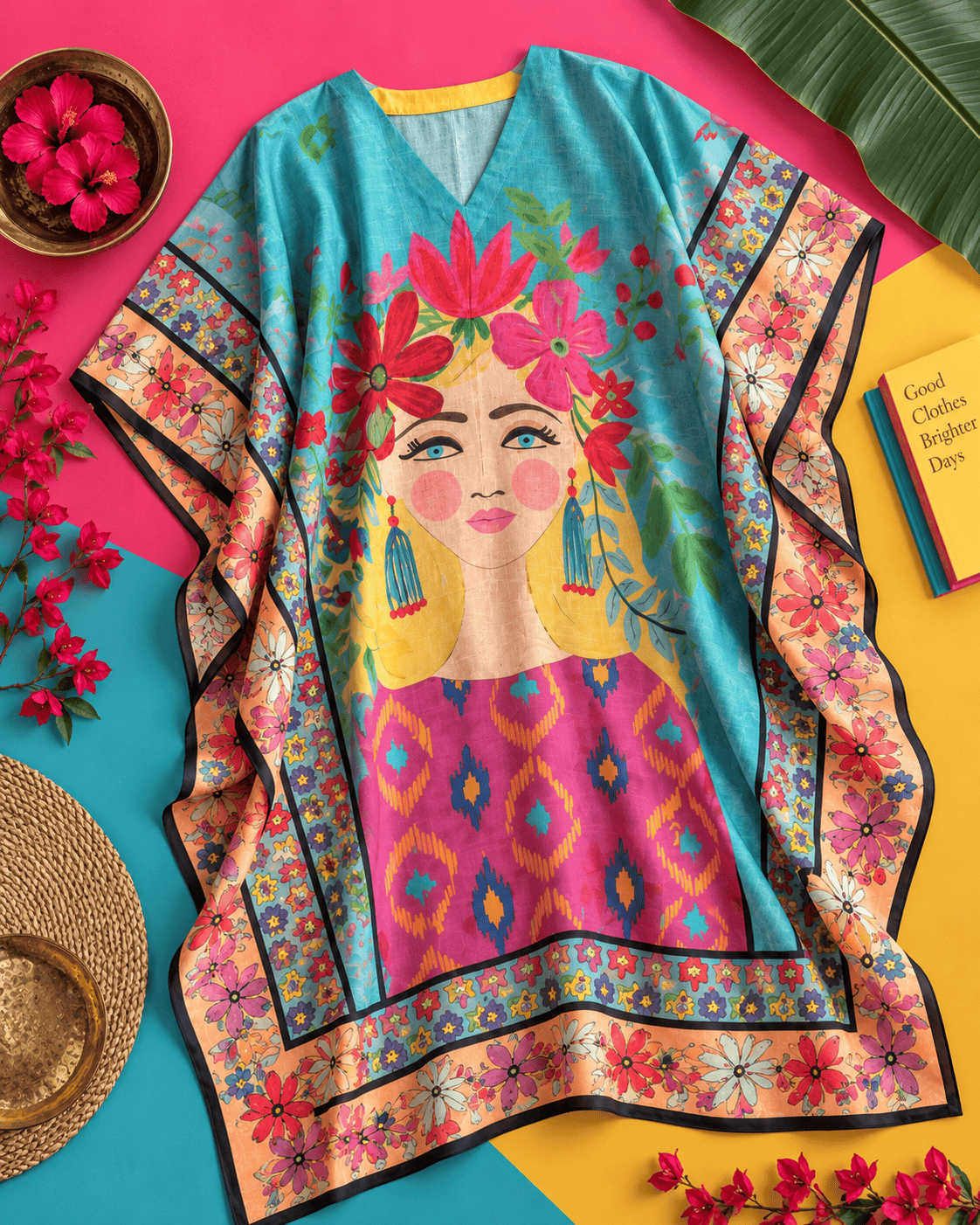 Doll Kaftan - Sea Blue