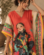 Doll Kaftan - Orange Bite