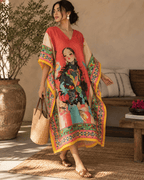 Doll Kaftan - Orange Bite