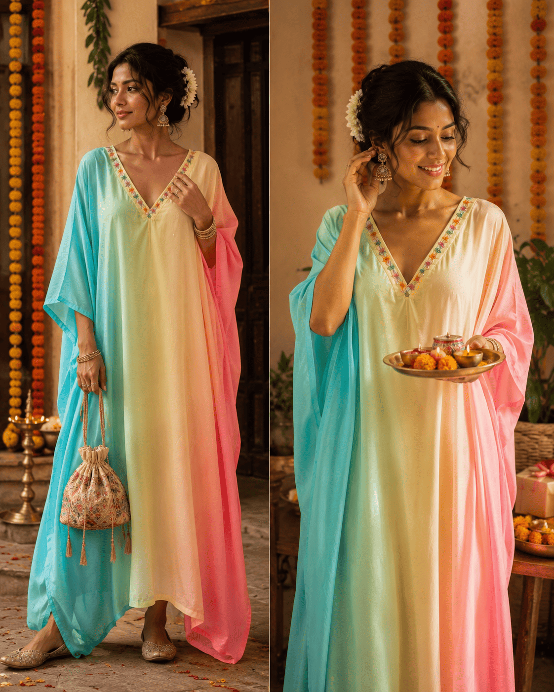 Rainbow Kaftan