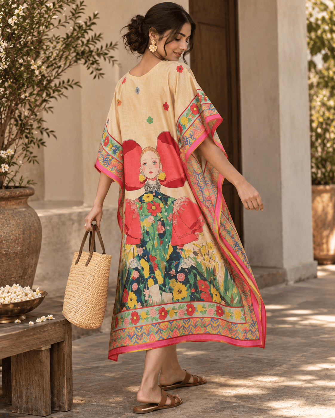 Doll Kaftan - Lemon Peach