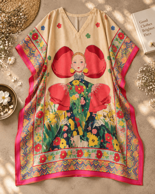 Doll Kaftan - Lemon Peach
