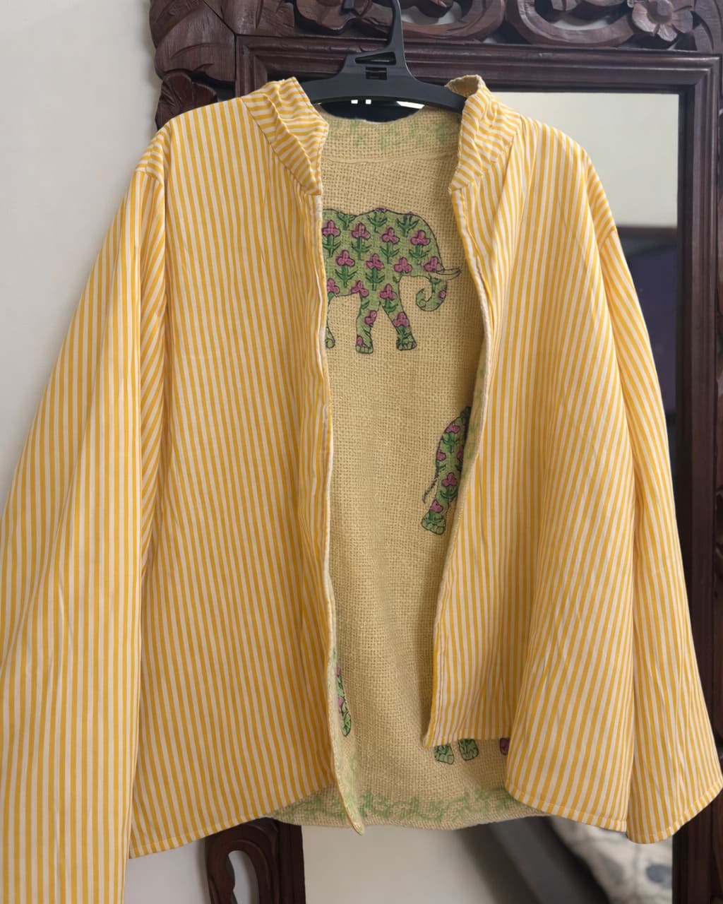 Handloom Jacket - Elephant
