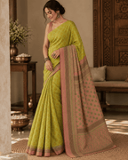 Lime Soda Saree