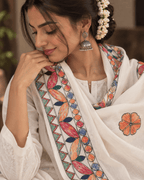 Chidiya Folk-Art dupatta