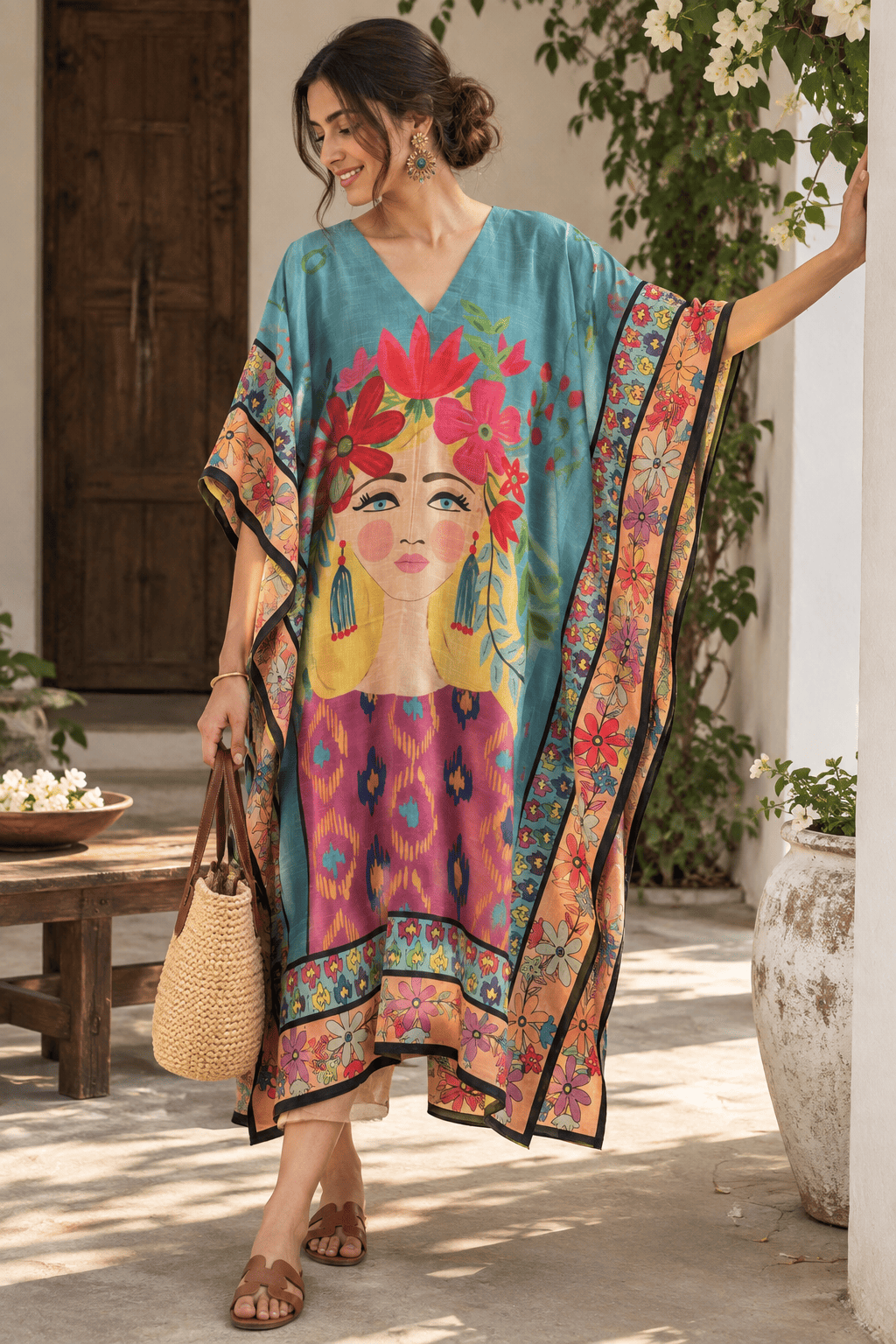 Doll Kaftan - Sea Blue