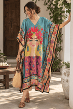 Doll Kaftan - Sea Blue