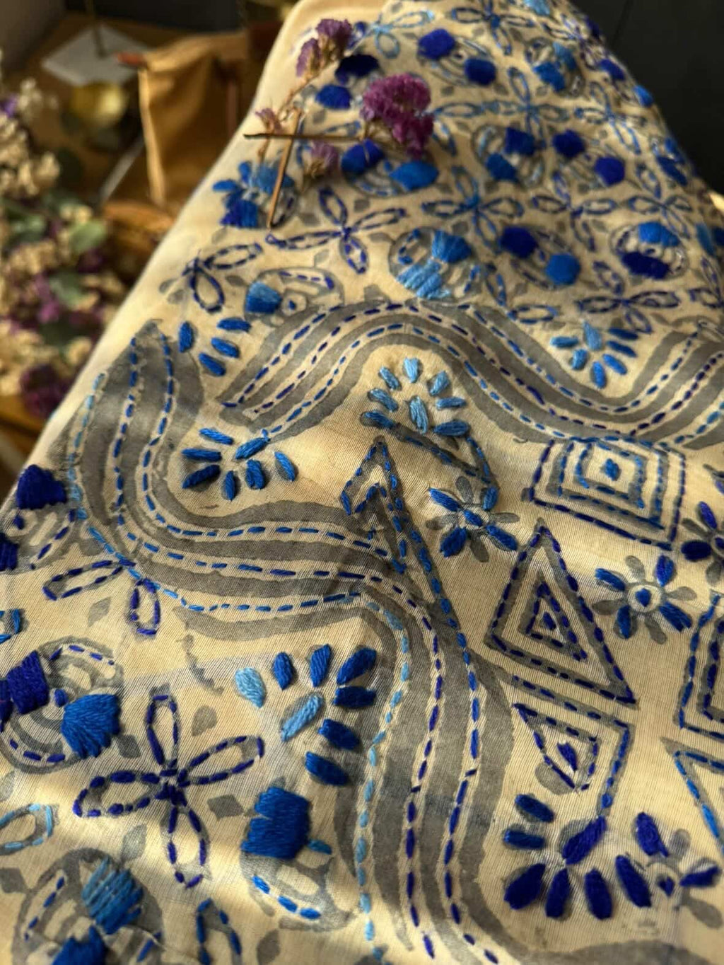 Phulkari Saree