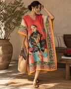 Doll Kaftan - Orange Bite