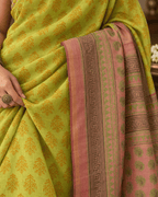 Lime Soda Saree