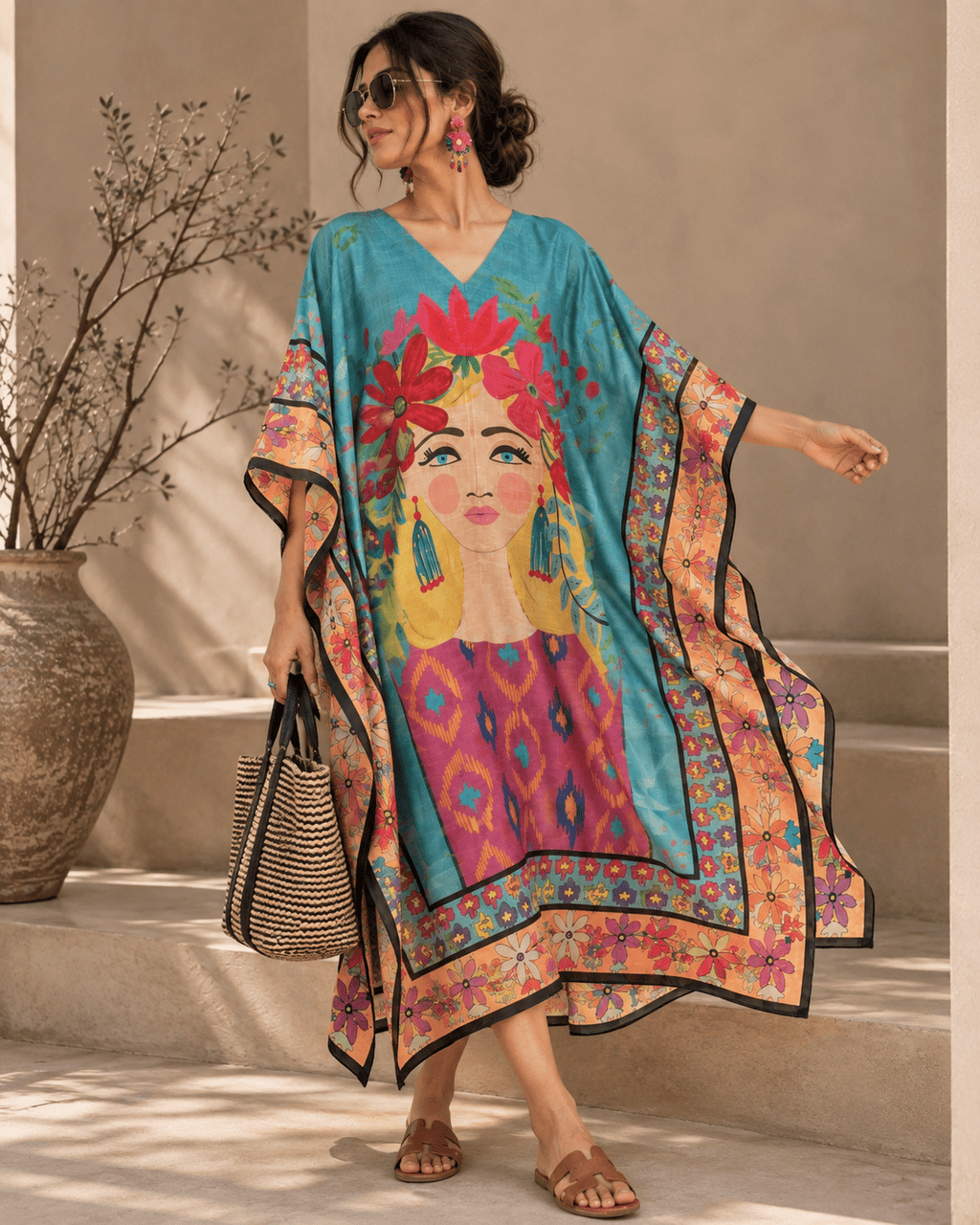 Doll Kaftan - Sea Blue