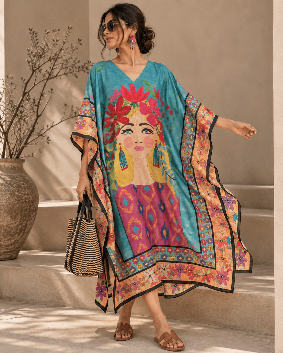 Doll Kaftan - Sea Blue