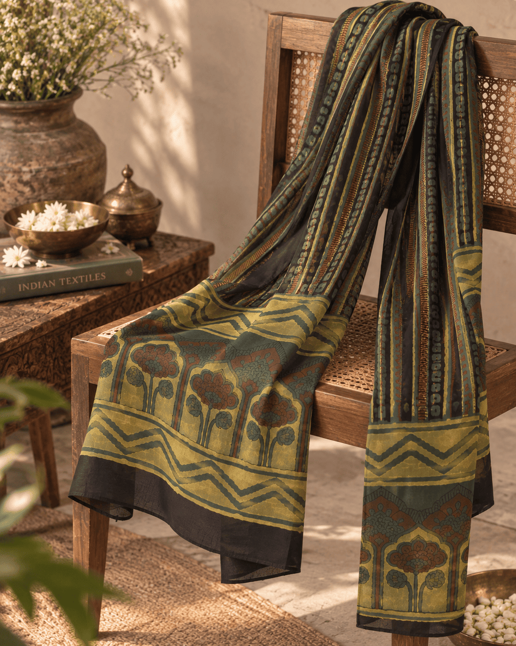 Kala dupatta stole