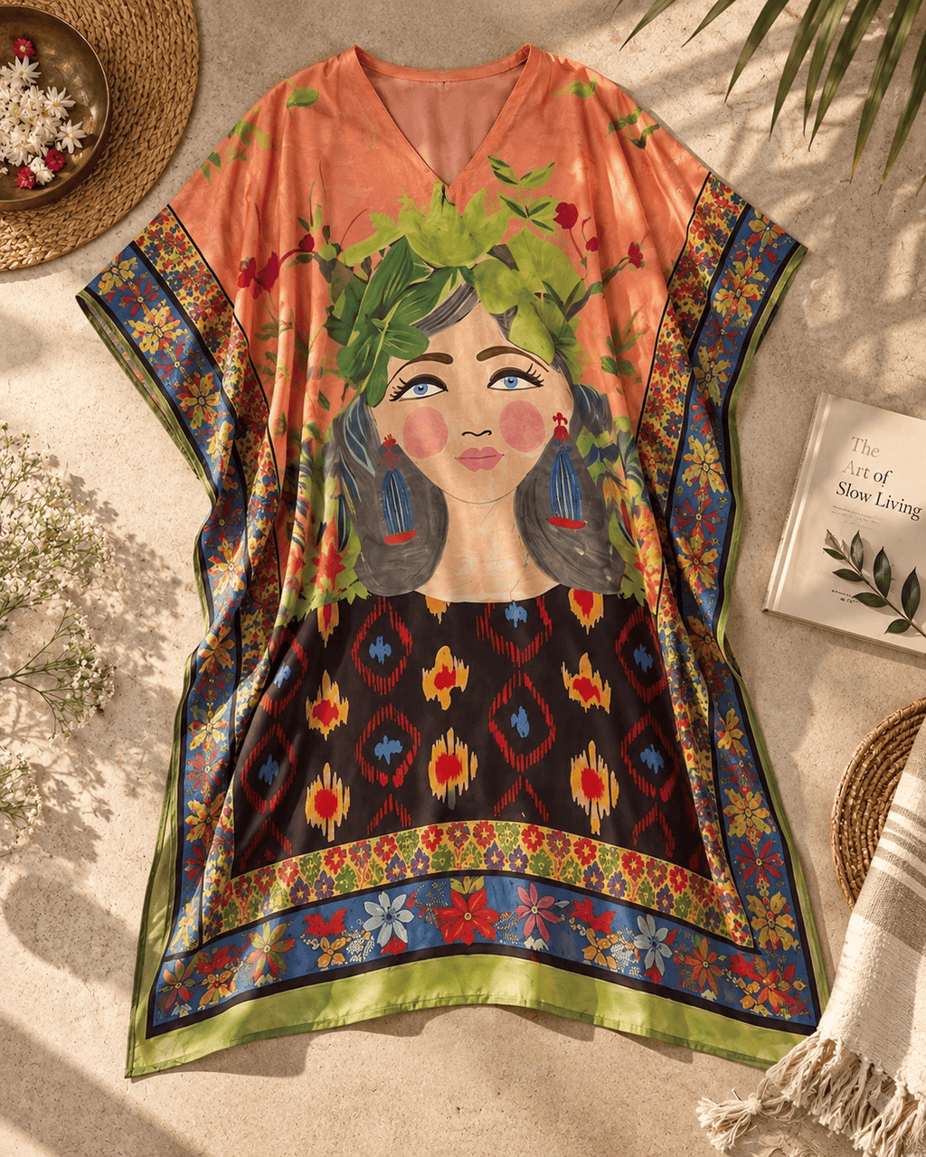 Doll Kaftan - Peachy Orange