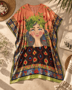 Doll Kaftan - Peachy Orange