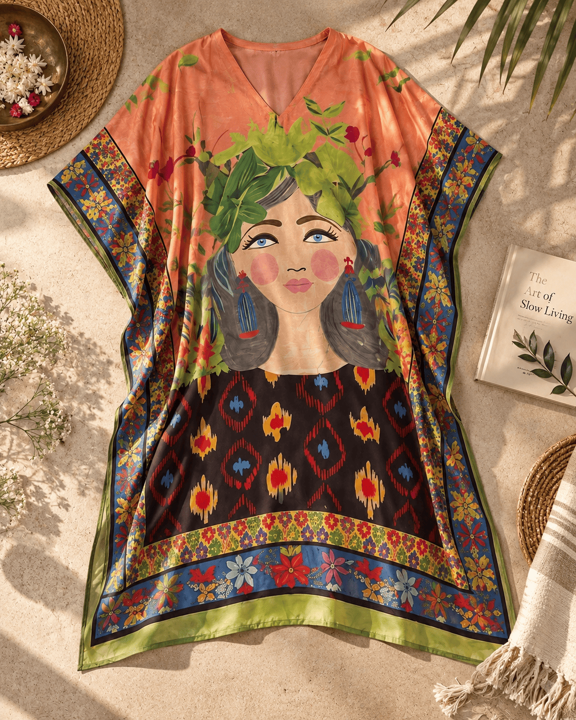 Doll Kaftan - Peachy Orange