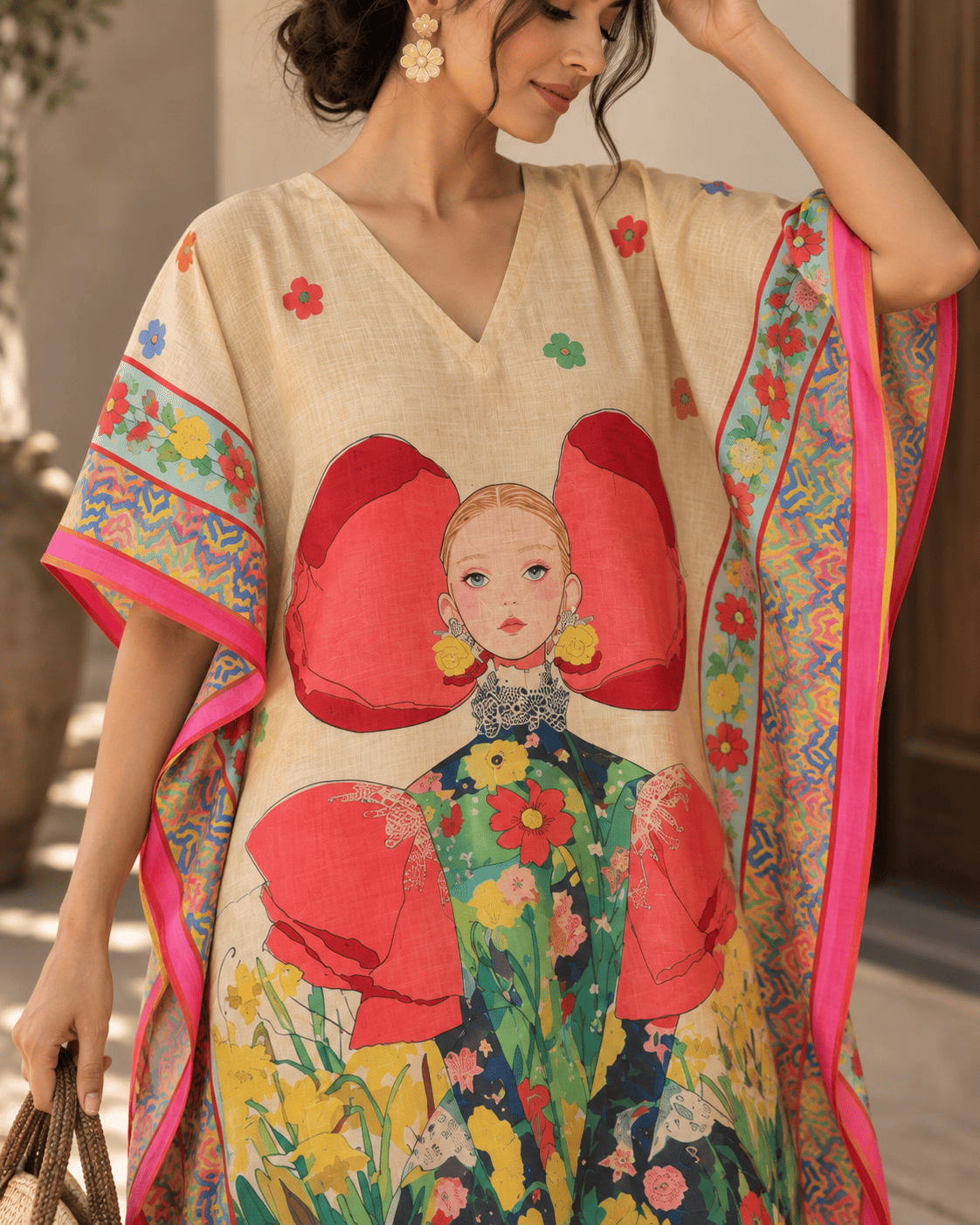 Doll Kaftan - Lemon Peach