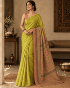 Lime Soda Saree