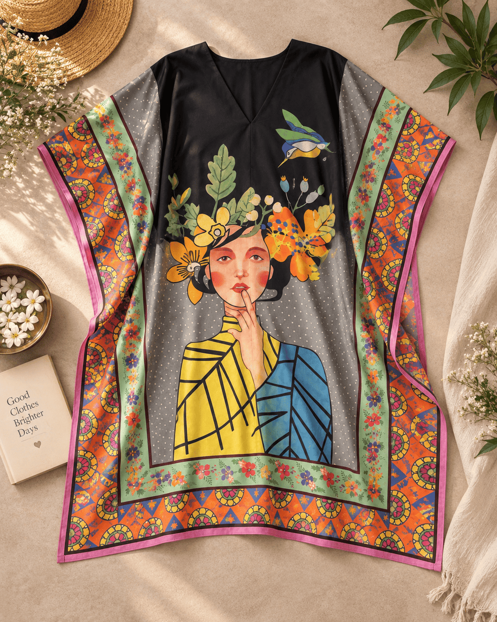 Doll Kaftan - Steel Grey