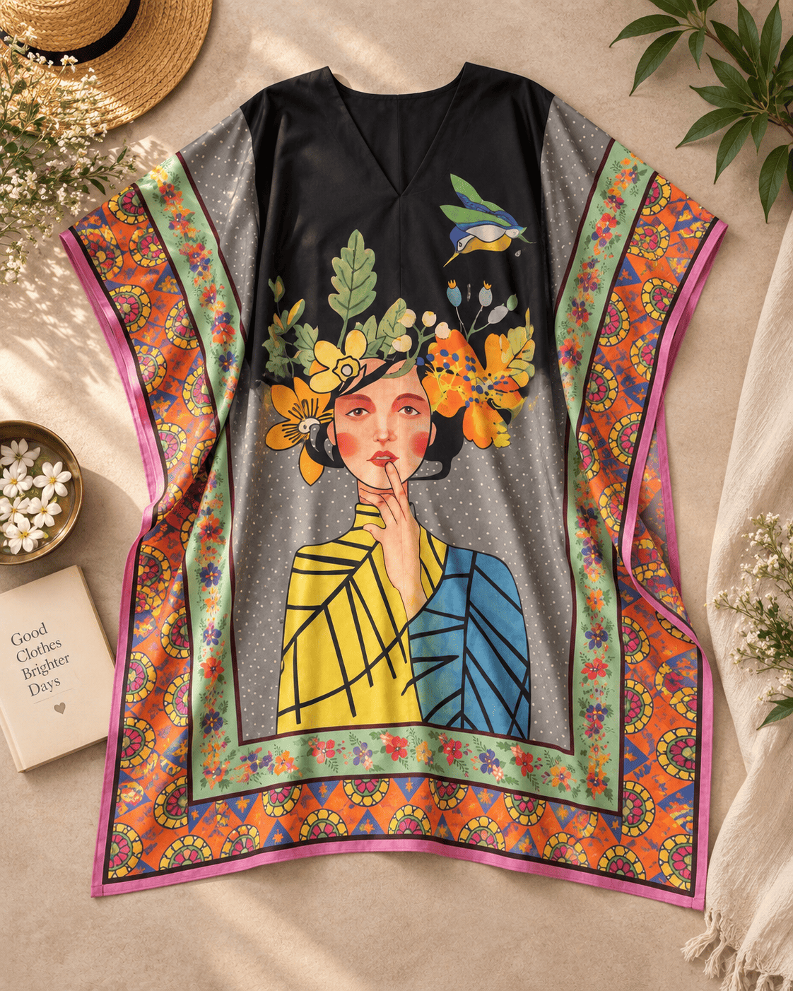 Doll Kaftan - Steel Grey