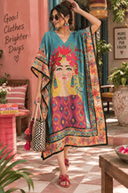 Doll Kaftan - Sea Blue