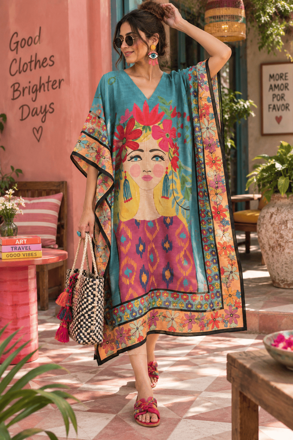 Doll Kaftan - Sea Blue