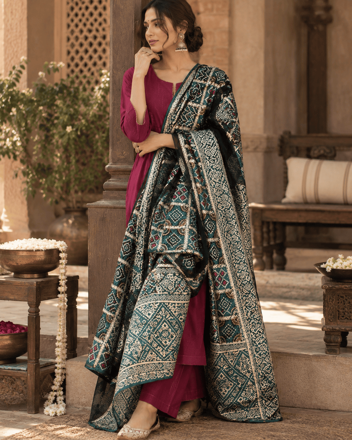 Noor-e-Banaras dupatta