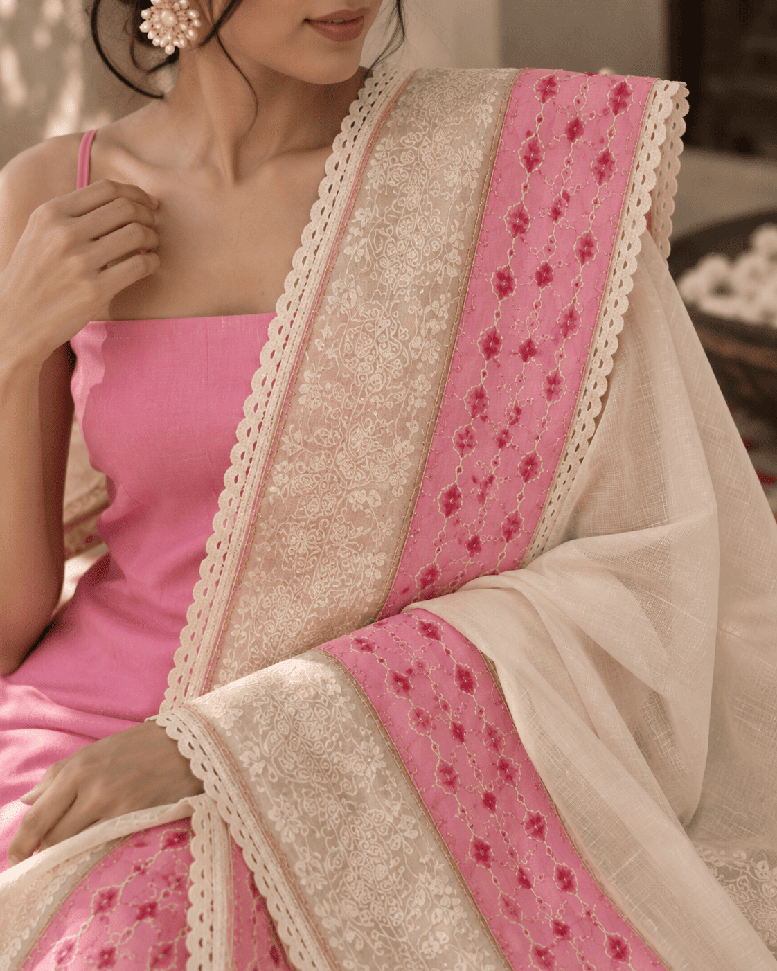 Rosé dupatta