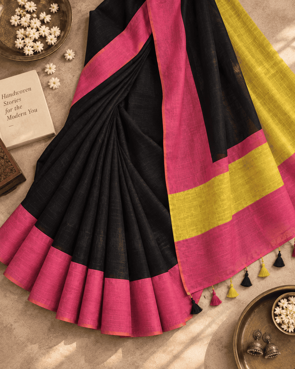 Color - Block Saree