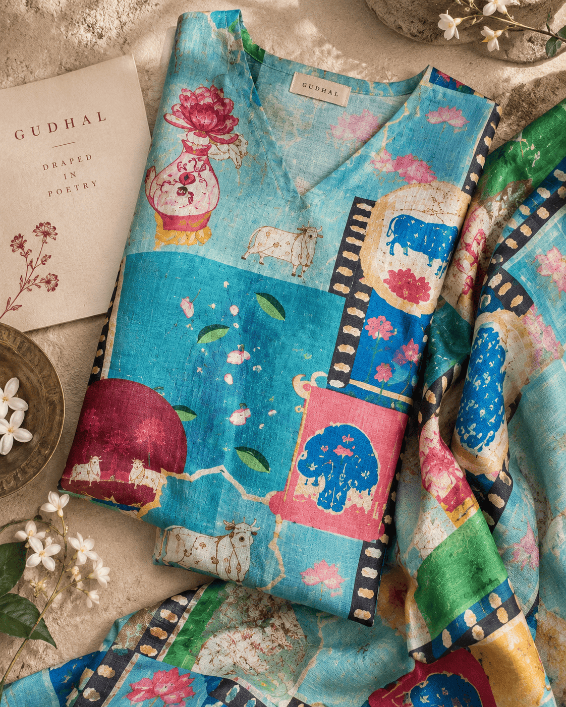 Pichwai Kaftan