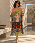Doll Kaftan - Peachy Orange
