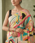 Geometric Saree
