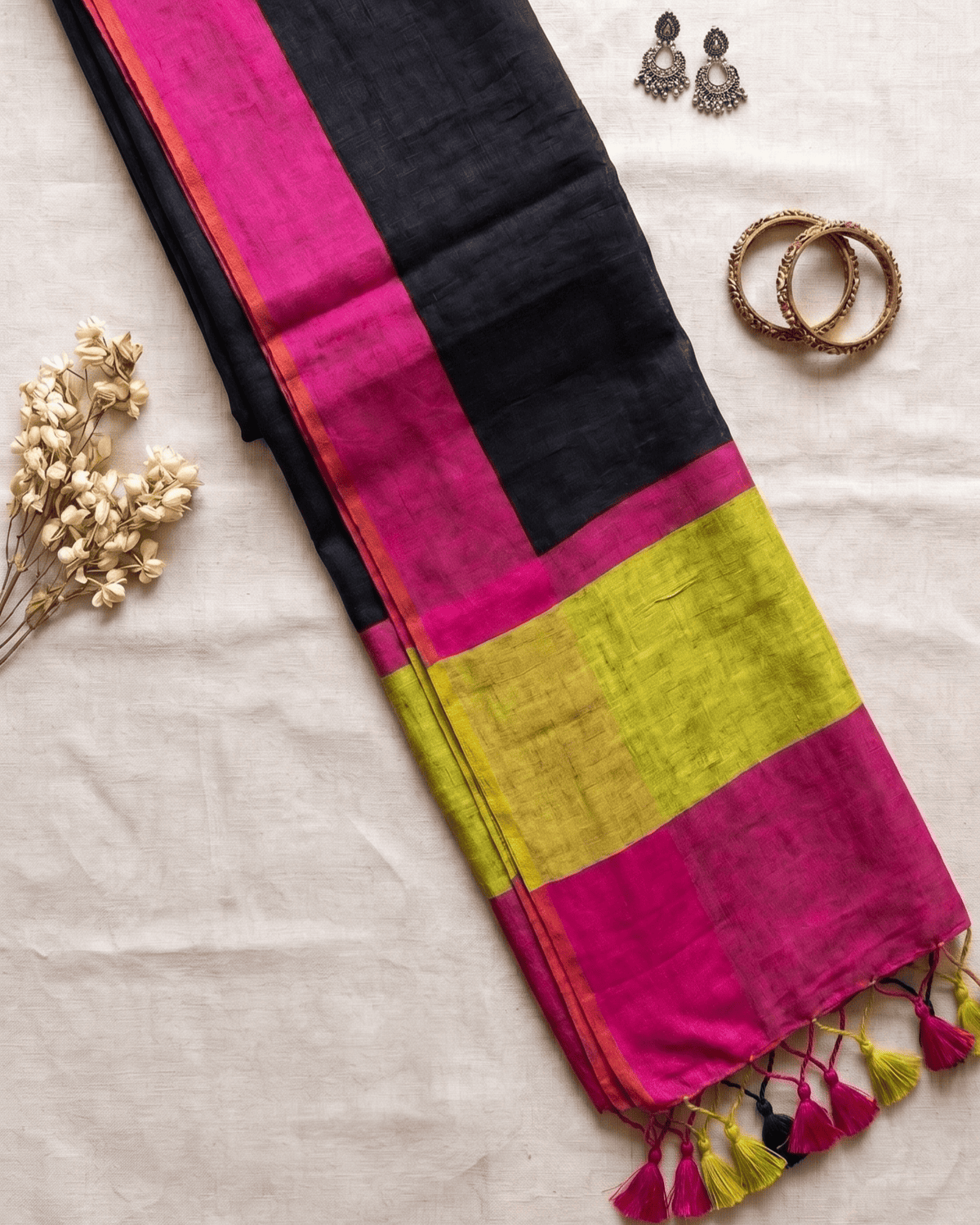 Color - Block Saree