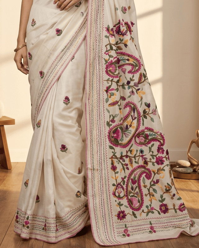 Phulkari Saree