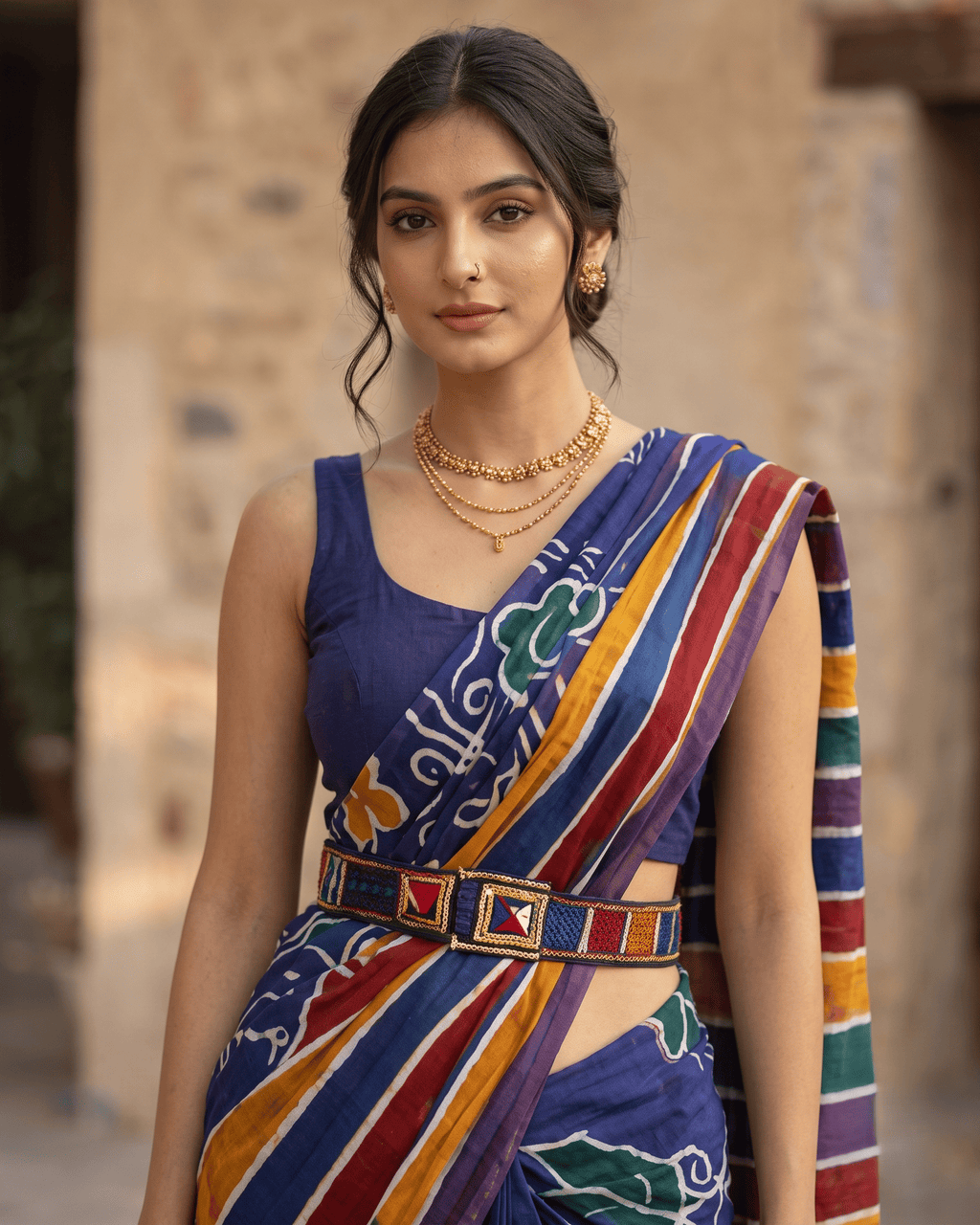 Phool-Patti saree