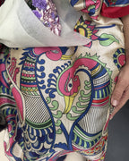 Peacock Kaftan - Blue