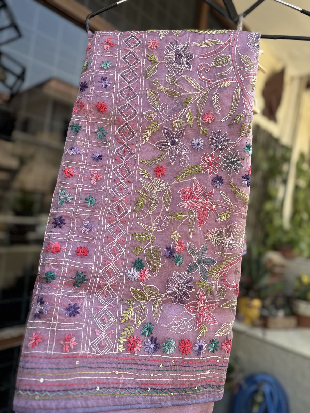 Still Meera Saree - Lilac Bloom