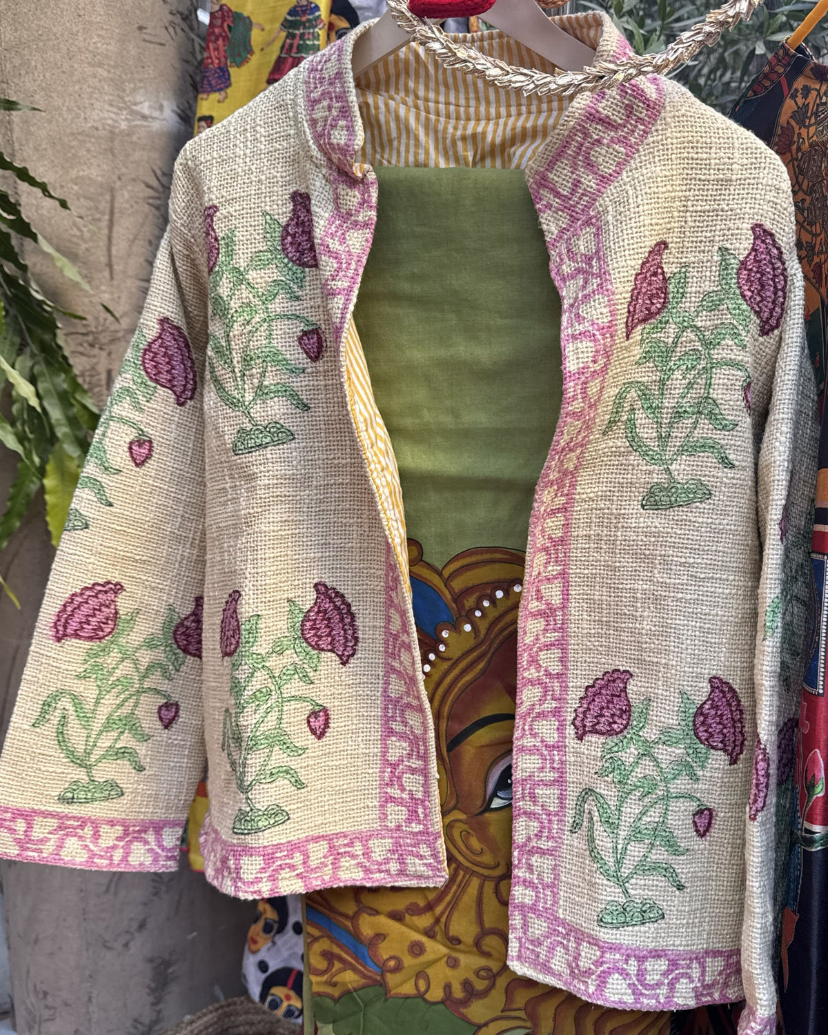 Handloom Jacket - Floral