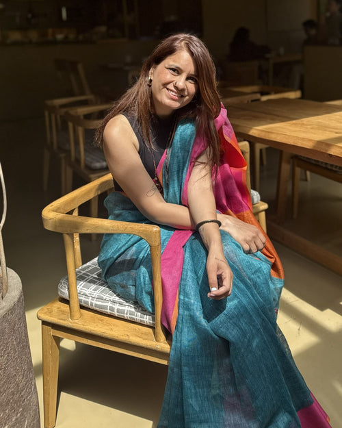 Color - Block Saree