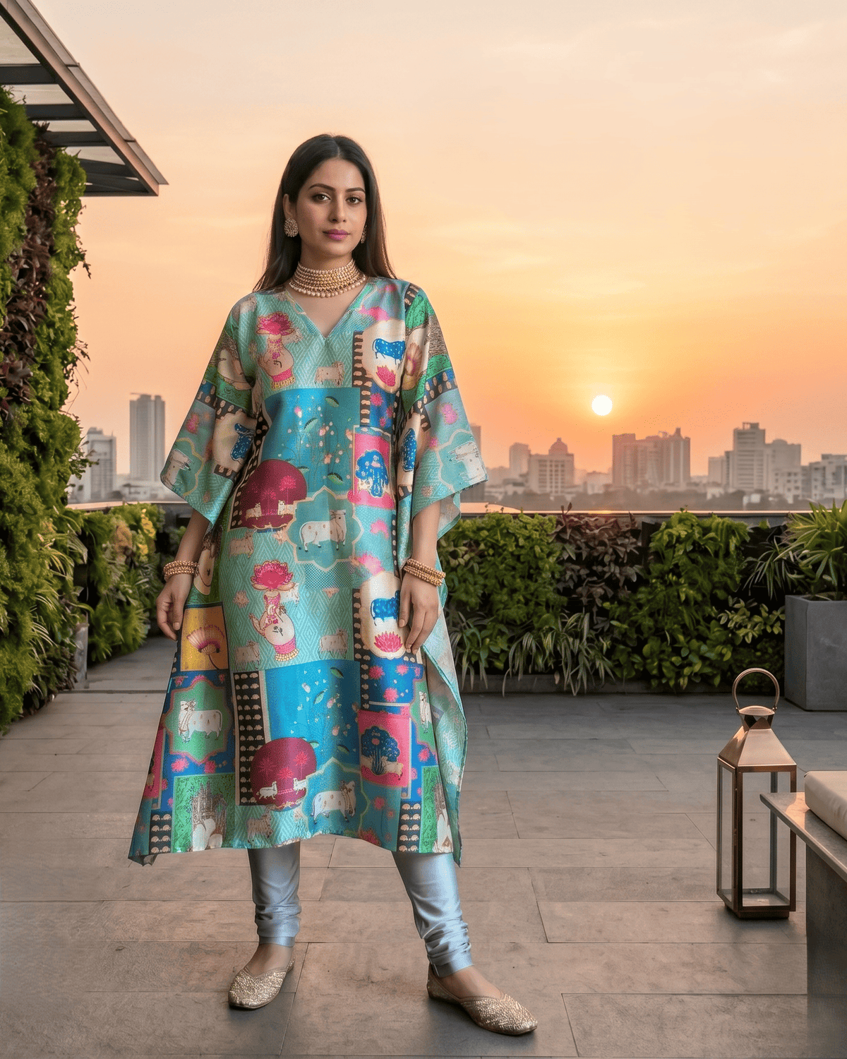 Pichwai Kaftan
