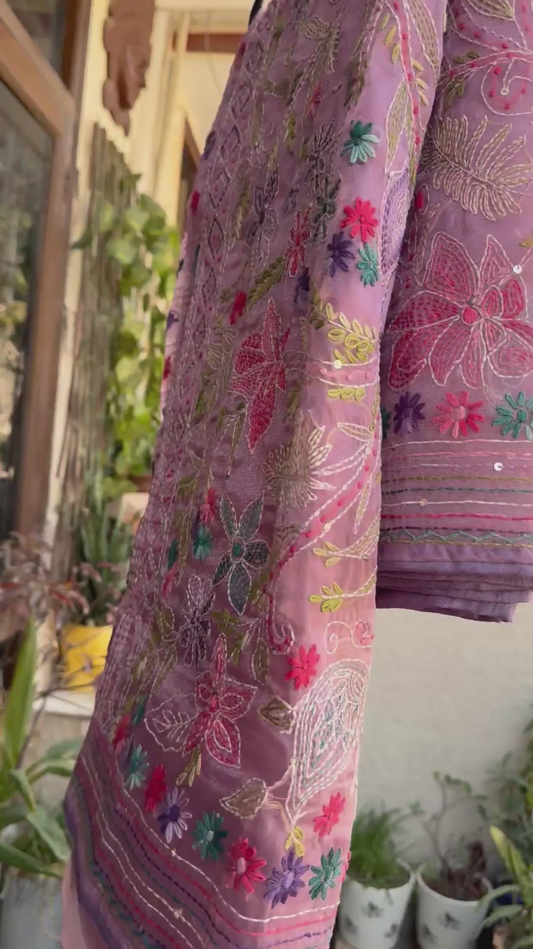 Still Meera Saree - Lilac Bloom